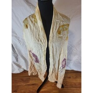 Zazou Scarf Ivory Jellyfish Rayon Lightweight Scarf
